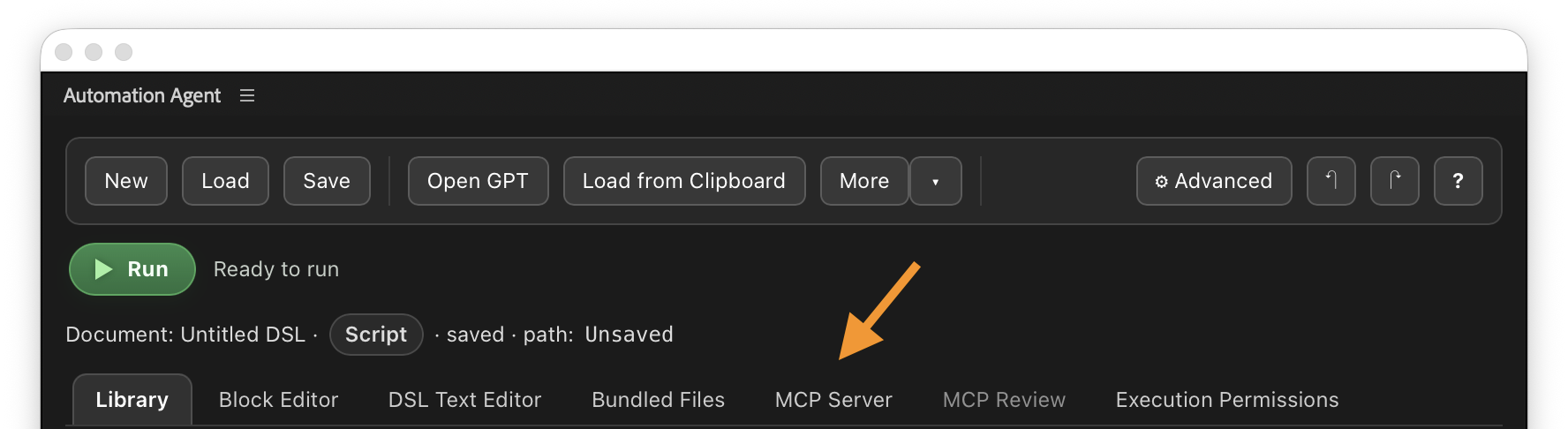 MCP workflow overview