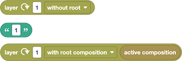 layer path for first layer in active comp