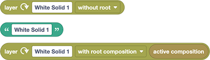 layer path for first layer in active comp