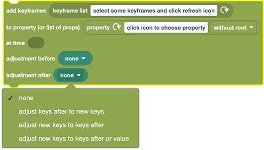 Merge Options Keys after