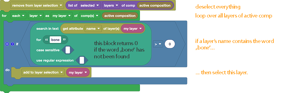 Example: select layers by name