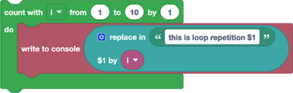 for loop simple example