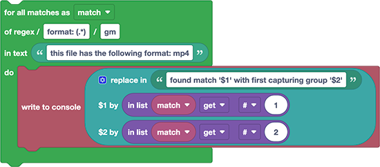 RegEx example