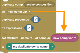 After Effects script: Duplicate Composition and Rename it