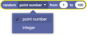 Block math_random_int_or_float