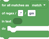 Block string_for_all_regex_matches