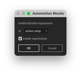 batch enable/disable expressions in After Effects
