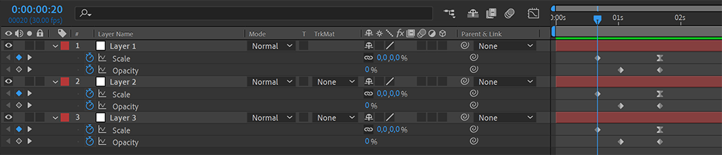 After Effects Script: Keyframes Library - Keyframes loaded to multiple properties