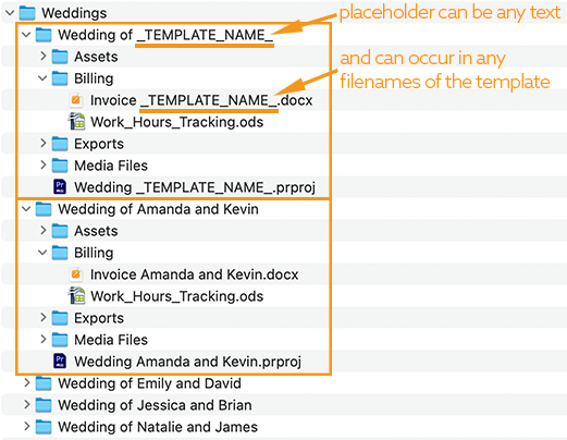 example project template