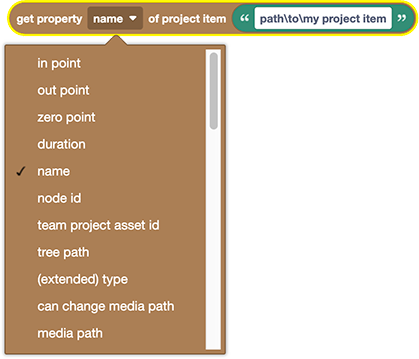 get and set property block