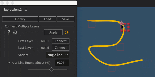 Connect points with path - After Effects expression overview