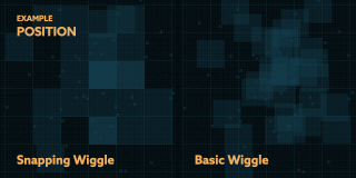 After Effects Snapping Wiggle expression - Rotation Example Sci-Fi HUD