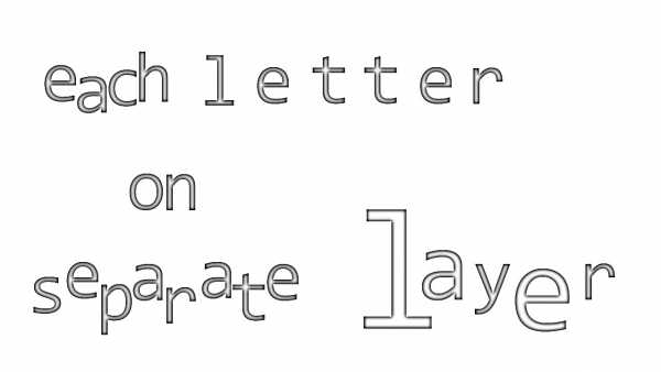 Distribute Text to Layers